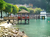 Walking on the promenade