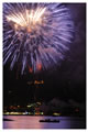 Fuochi artificiali sul lago di Garda